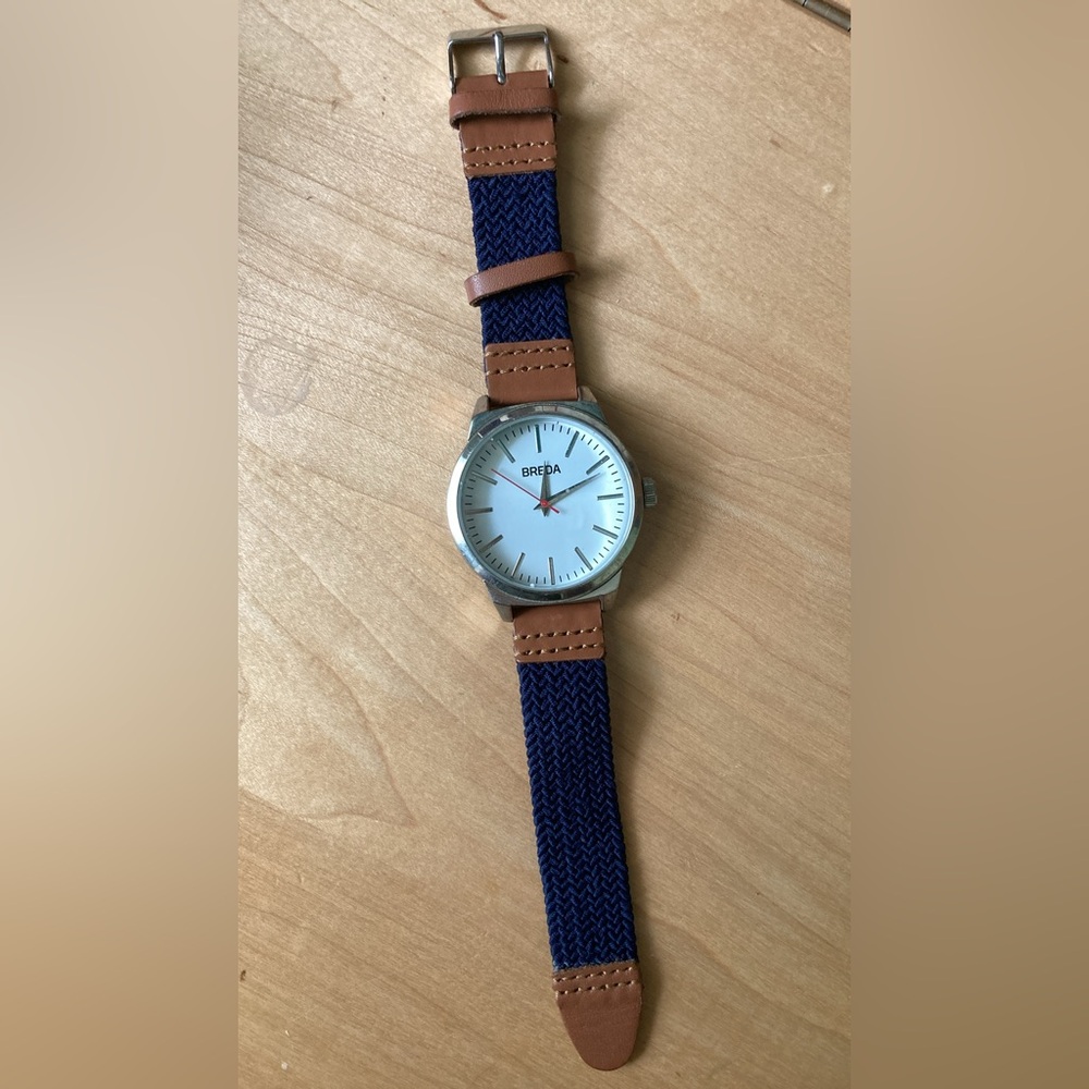 BREDA Navy Blue Watch